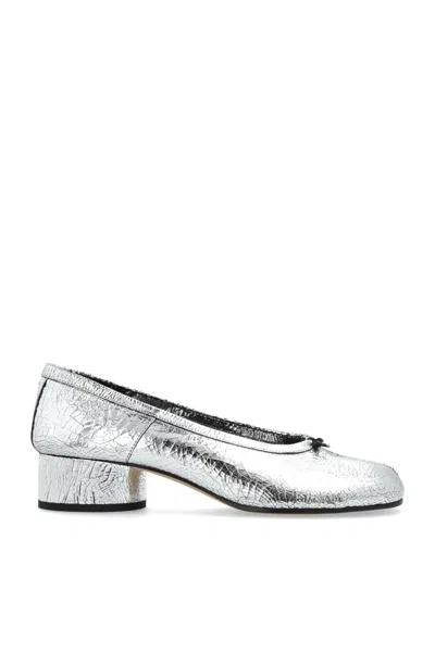 Maison Margiela Tabi Leather Mid Heel Pumps