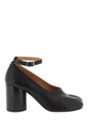 Maison Margiela Tabi Leather Pumps In T8013 Black