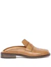 Maison Margiela Brown Mule Loafer In Brown