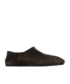 Maison Margiela Dark Brown Suede Loafers