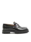 Maison Margiela Tabi County Leather Loafers With 3.5cm Heel