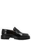 Maison Margiela 30mm Tabi County Leather Loafers In Black