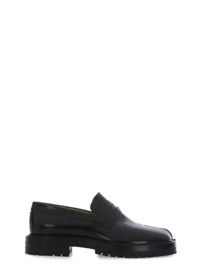 Maison Margiela Tabi Loafers In Black