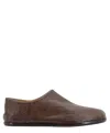 Maison Margiela Tabi Split-toe Suede Loafers In Brown
