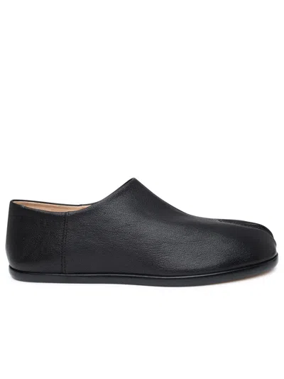 Maison Margiela Smooth Leather Loafers With Split-toe Design In Black