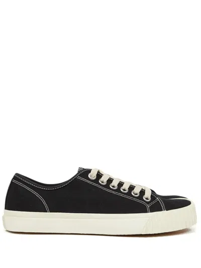 Maison Margiela Tabi Sneakers In Black