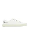 Maison Margiela Tabi Low-top Cotton-canvas Sneakers In White