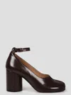 Maison Margiela Brown Tabi Leather Heels
