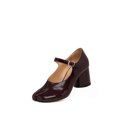 Maison Margiela Tabi Mary-jane Pumps Woman Bordeaux
