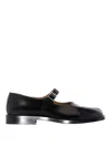 Maison Margiela Tabi Mary Jane Shoes In Negro