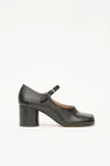 Maison Margiela Tabi Block-heel Ankle-strap Pumps In Black