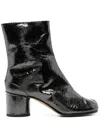 Maison Margiela Tabi 80mm Ankle Boots In Black
