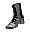 Maison Margiela Tabi Mirror Boots Woman Dark Grey In Black