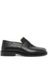Maison Margiela Tabi Split-toe Glossed-leather Loafers