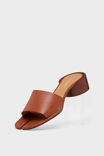 Maison Margiela Tabi Mule Woman Cognac In Brown