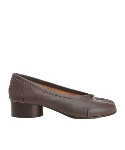 Maison Margiela Tabi New Ballerina In Brown