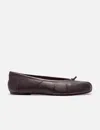 Maison Margiela New Round Toe Ballerina With Stitch Detailing