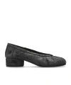 Maison Margiela 30mm Tabi Ballerina Shoes In Black