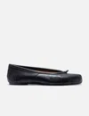 Maison Margiela Sheepskin Leather Ballerina Flats With Luxurious Lining And Comfortable Sole In Black