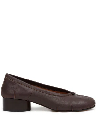 Maison Margiela Tabi New Ballerina In Brown