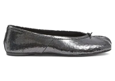 Pre-owned Maison Margiela Tabi New Ballerina Flat Broken Mirror (women's) Sneakers In Dark Grey In Gray
