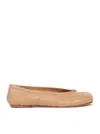 Maison Margiela Slip-on Ballerina Flats With Tabi Detail In Nude & Neutrals