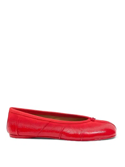 Maison Margiela Tabi New Ballerina In Red