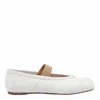 Maison Margiela Ivory Lamb Leather Ballerinas With Delicate Instep Strap
