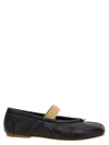 Maison Margiela Lamb Leather Ballerinas With Delicate Instep Strap