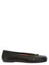 Maison Margiela Tabi Leather Split-toe Ballerina Flats In Black