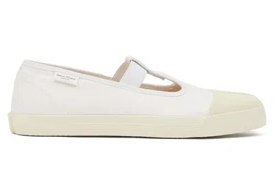 Pre-owned Maison Margiela Tabi On The Deck Mary Jane (women's) Sneakers In White