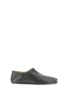 Maison Margiela Tabi Grey Branded Leather Slip On