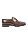 Maison Margiela Brown Tabi Loafers In Black