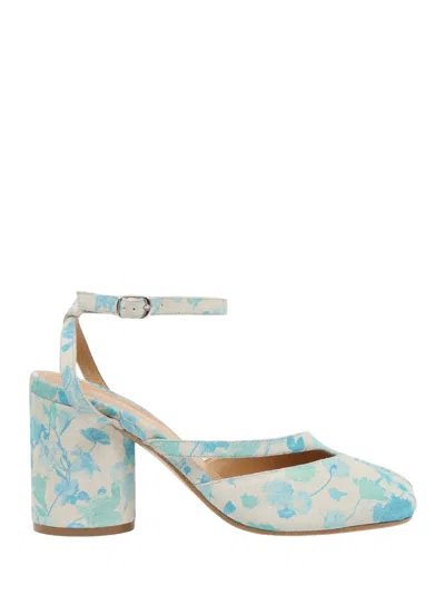 Maison Margiela Tabi Pump H80 Sandals With Adjustable Ankle Strap In Multi