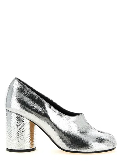 Maison Margiela Tabi Pumps In Silver