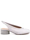 Maison Margiela Leather Slingback Tabi Flats