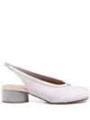 Maison Margiela Leather Slingback Tabi Flats