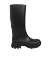 Maison Margiela Tabi Rain Boots In Black