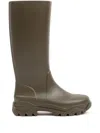 Maison Margiela Tabi Rain Boots In Brown
