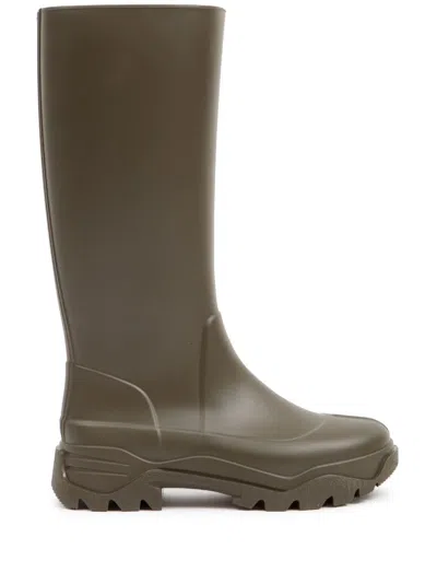 Maison Margiela Tabi Rain Boots In Brown