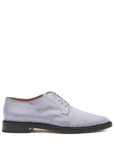 Maison Margiela Tabi Rhinestone Lace-up In Wisteria