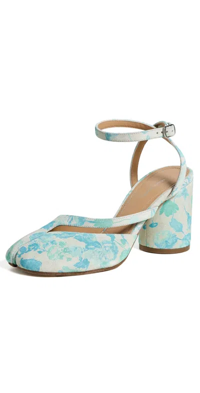 Maison Margiela Tabi Pump H80 Sandal For Women In Blue