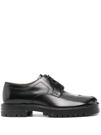 Maison Margiela Brogue Lace Ups In Black