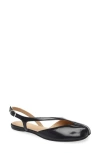 Maison Margiela Tabi Slingback Flat In Animal Print