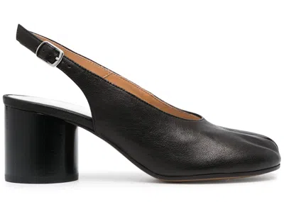 Pre-owned Maison Margiela Tabi Slingback Heels (women's) Sneakers In Black