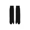 Maison Margiela Bootleg Tabi Wool Socks In Black