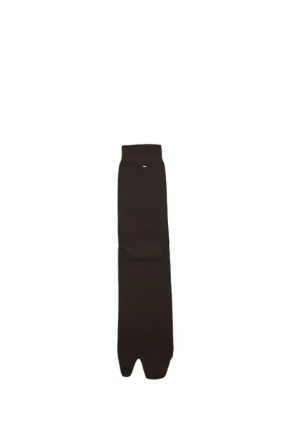 Maison Margiela Tabi Socks In Black