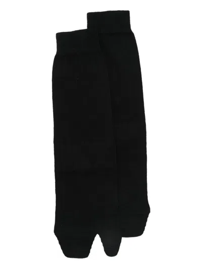 Maison Margiela Tabi Socks In Black