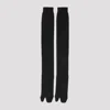 Maison Margiela Tabi Knee-high Socks In Black