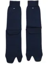 Maison Margiela Tabi Socks In Blue